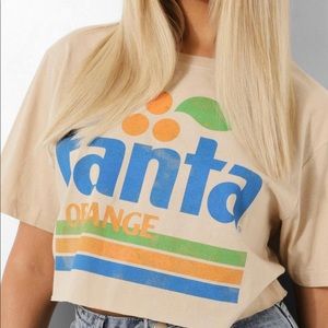 Fanta Crop Top T shirt